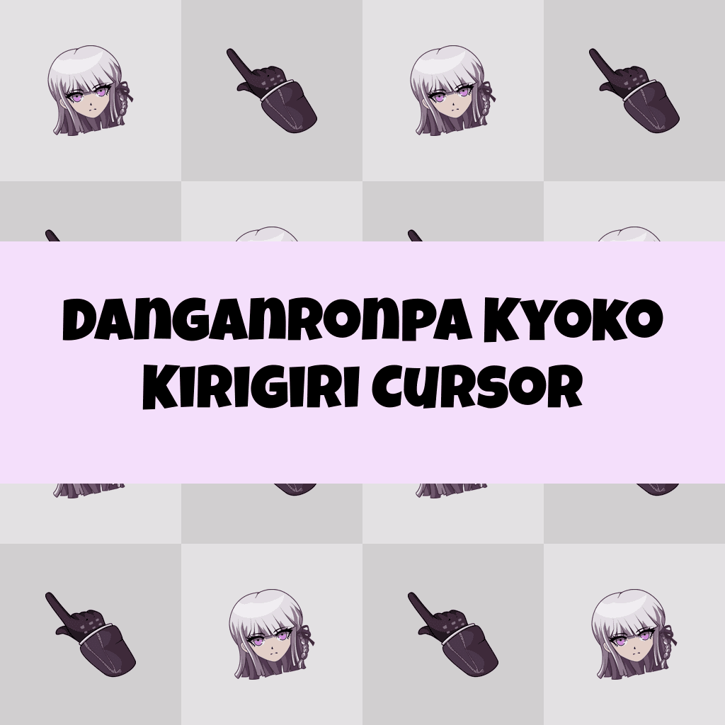 Preview Danganronpa Kyoko Kirigiri cursor custom cursor pack